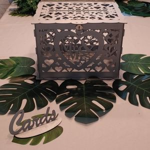 Mr & Mrs Wedding Card Box